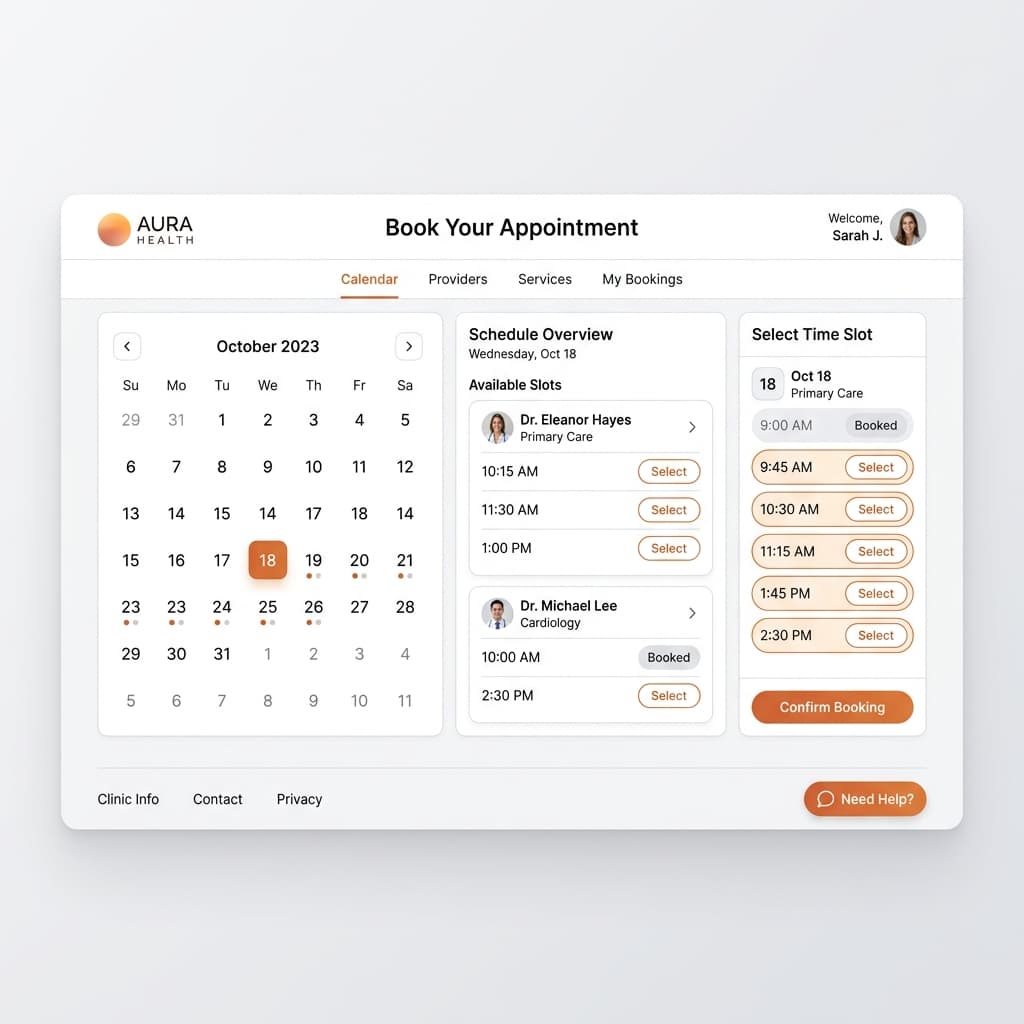 Multi-Clinic Patient Portal