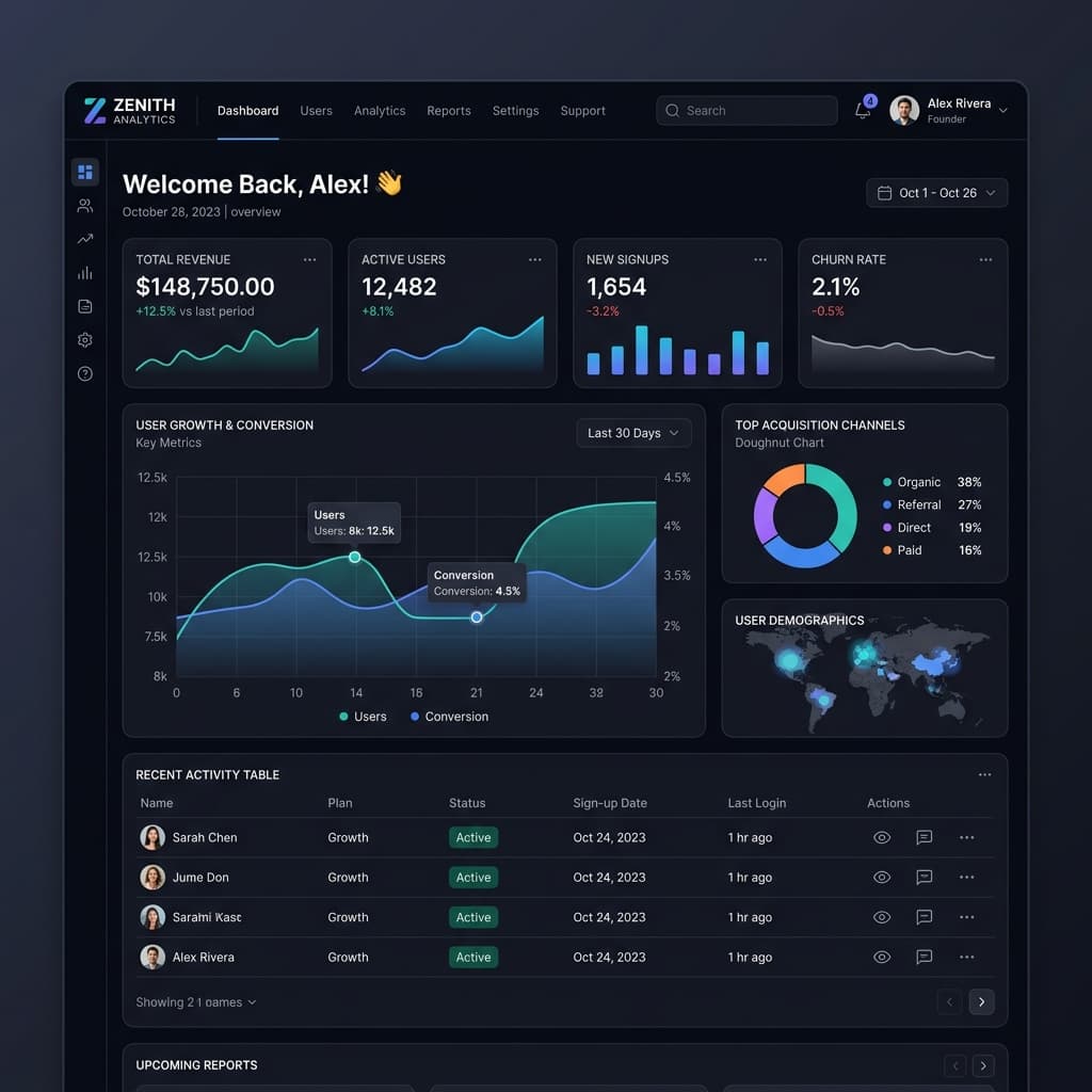AI CRM & Lead Scoring Dashboard